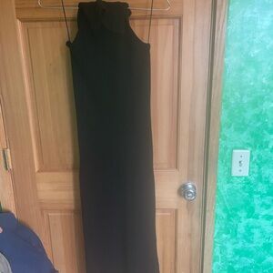 Reiss Wool and Cashmere Black Maxi Dress